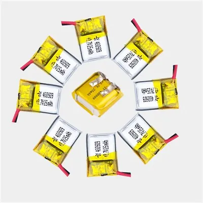 25 mAh 3,7 V полимерна литиева батерия за Bluetooth слушалки - UN38.3 Certified