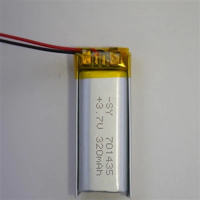 3,7 V 320 mah литиево-полимерна батерия