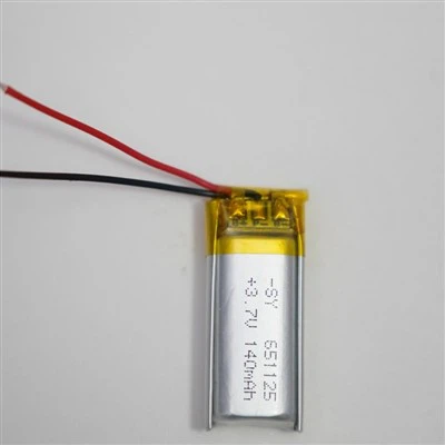 Литиево-йонна полимерна батерия 3.7 V 140mah